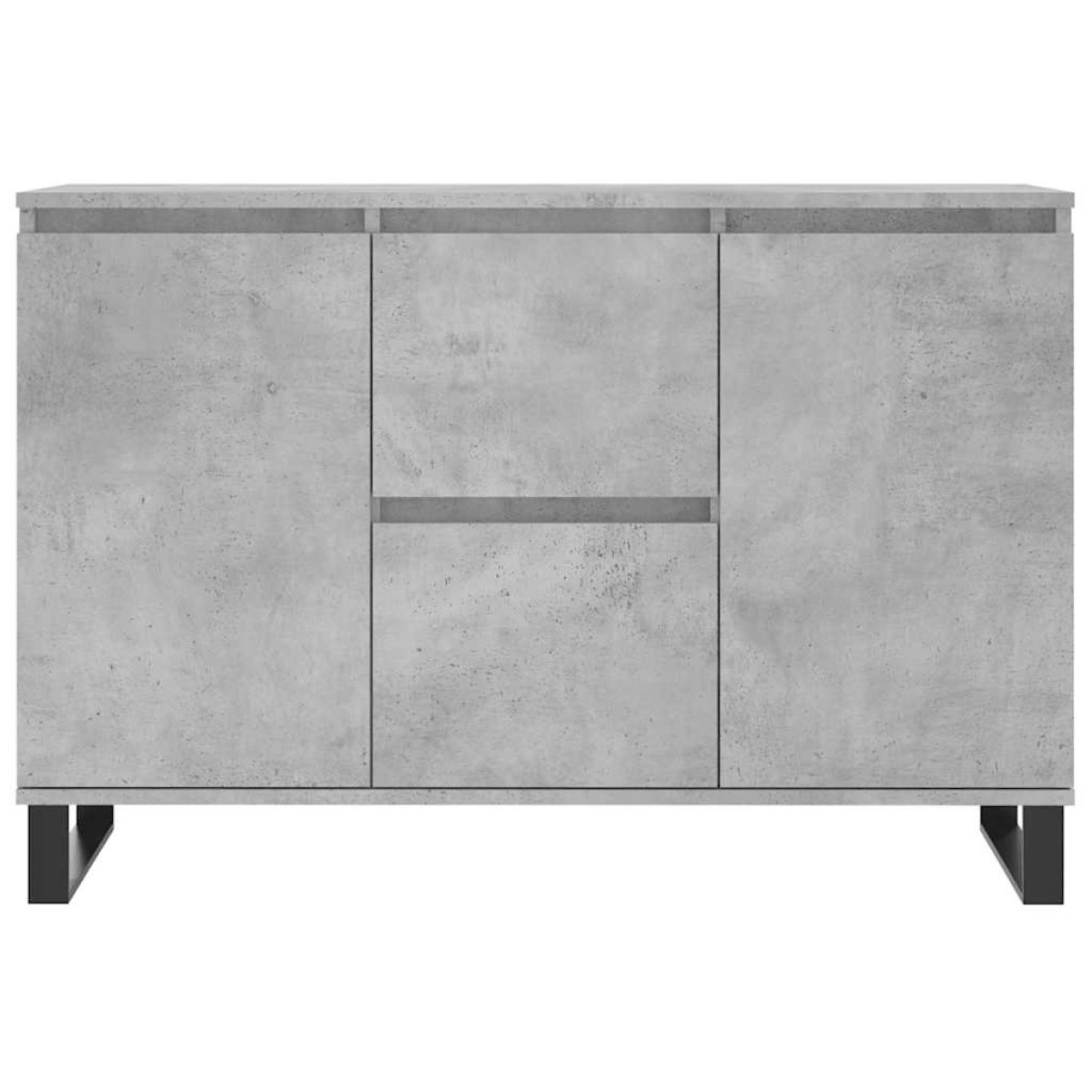 vidaXL Μπουφές Γκρι Σκυροδέματος 104x35x70 εκ. από Επεξεργασμένο Ξύλο