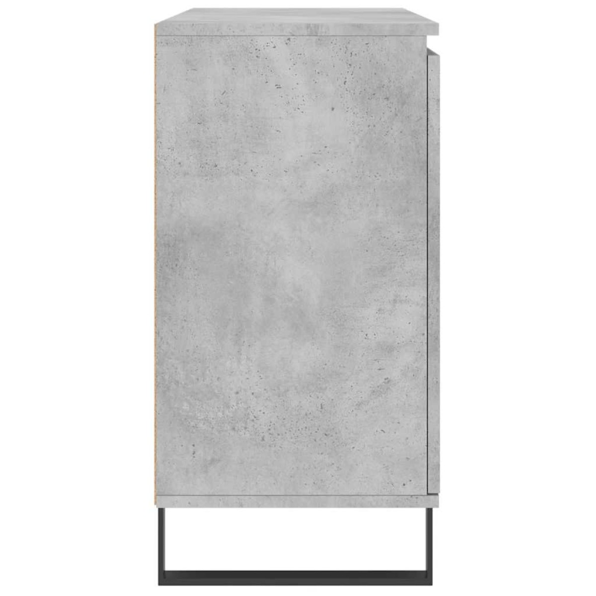 vidaXL Μπουφές Γκρι Σκυροδέματος 104x35x70 εκ. από Επεξεργασμένο Ξύλο