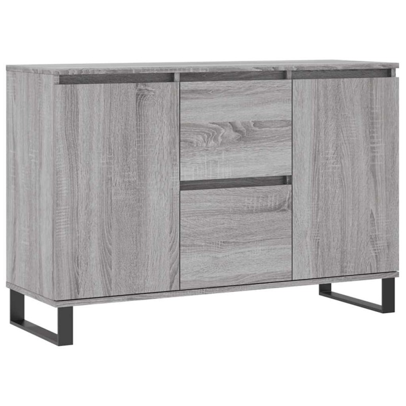 vidaXL Μπουφές Γκρι Sonoma 101,5 x 35 x 70 εκ. από Επεξεργασμένο Ξύλο
