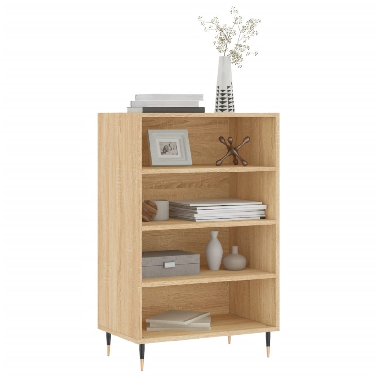 vidaXL Ραφιέρα Sonoma Δρυς 57 x 35 x 90 από Επεξεργασμένο Ξύλο