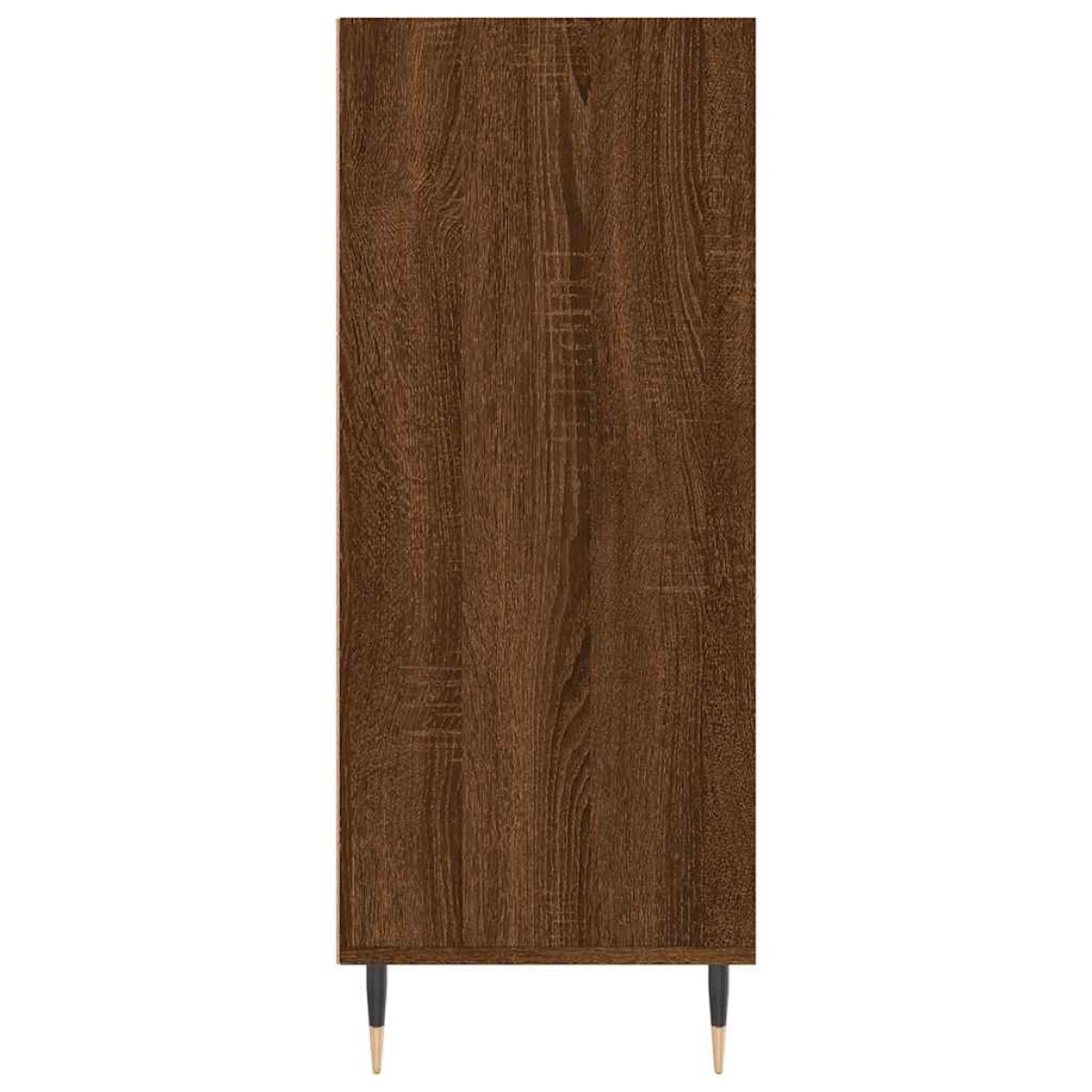 vidaXL Ραφιέρα Καφέ Δρυς 57 x 35 x 90 από Επεξεργασμένο Ξύλο
