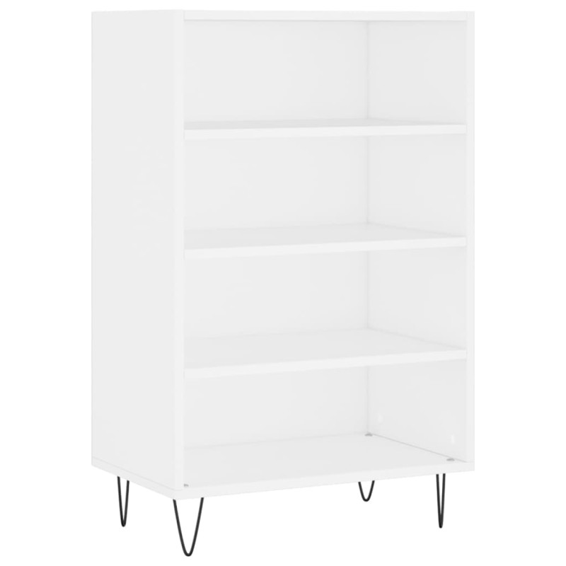 vidaXL Ραφιέρα Λευκή 57 x 35 x 90 από Επεξεργασμένο Ξύλο