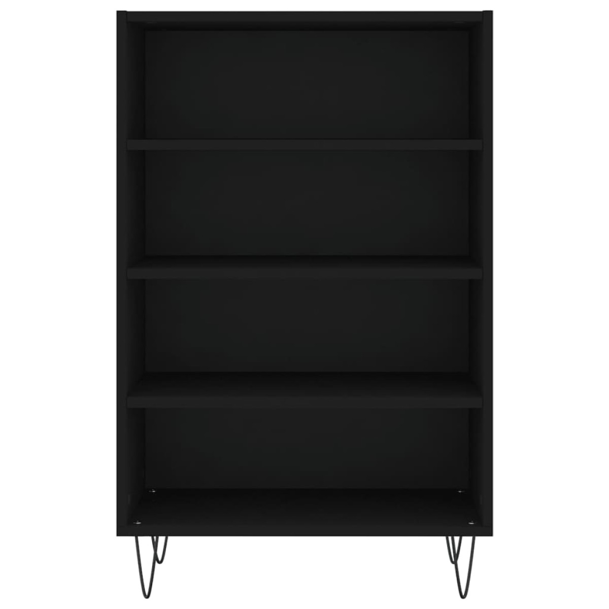 vidaXL Ραφιέρα Μαύρη 57 x 35 x 90 από Επεξεργασμένο Ξύλο