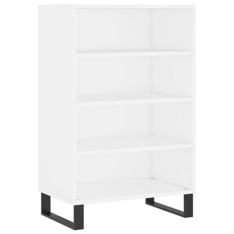 vidaXL Ραφιέρα Λευκή 57 x 35 x 90 από Επεξεργασμένο Ξύλο