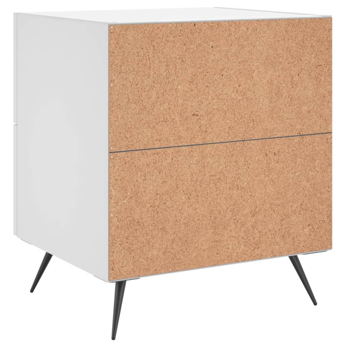 vidaXL Κομοδίνο Λευκό 40 x 35 x 47,5 εκ. από Επεξεργασμένο Ξύλο