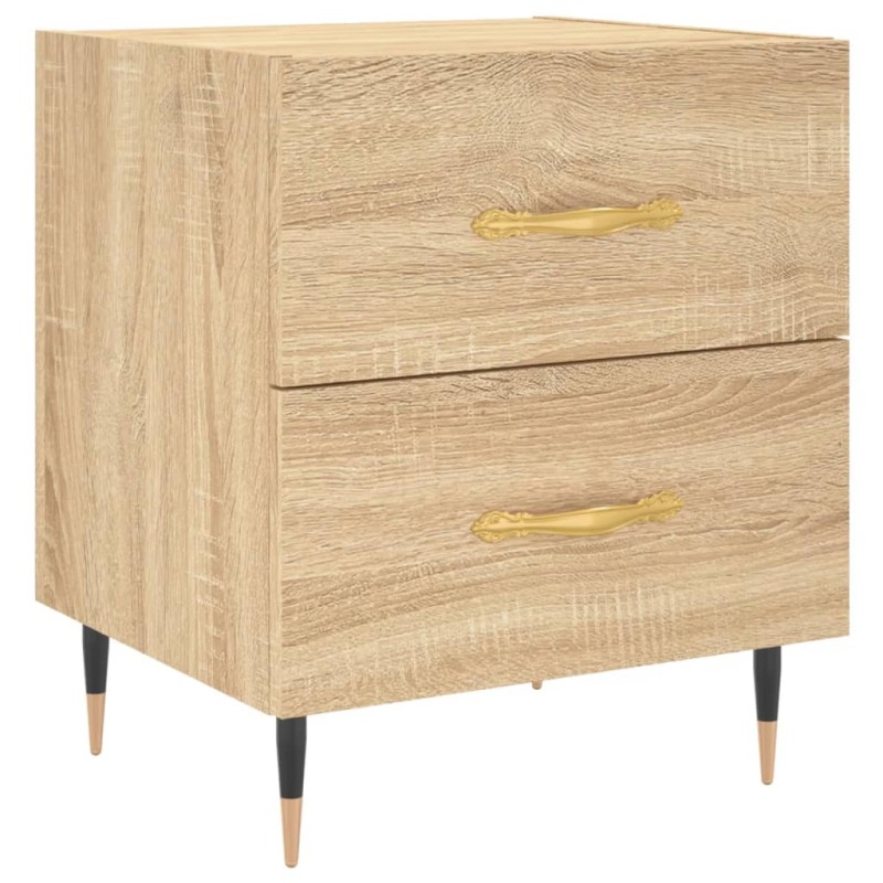vidaXL Κομοδίνο Sonoma Δρυς 40 x 35 x 47,5 εκ. από Επεξεργασμένο Ξύλο