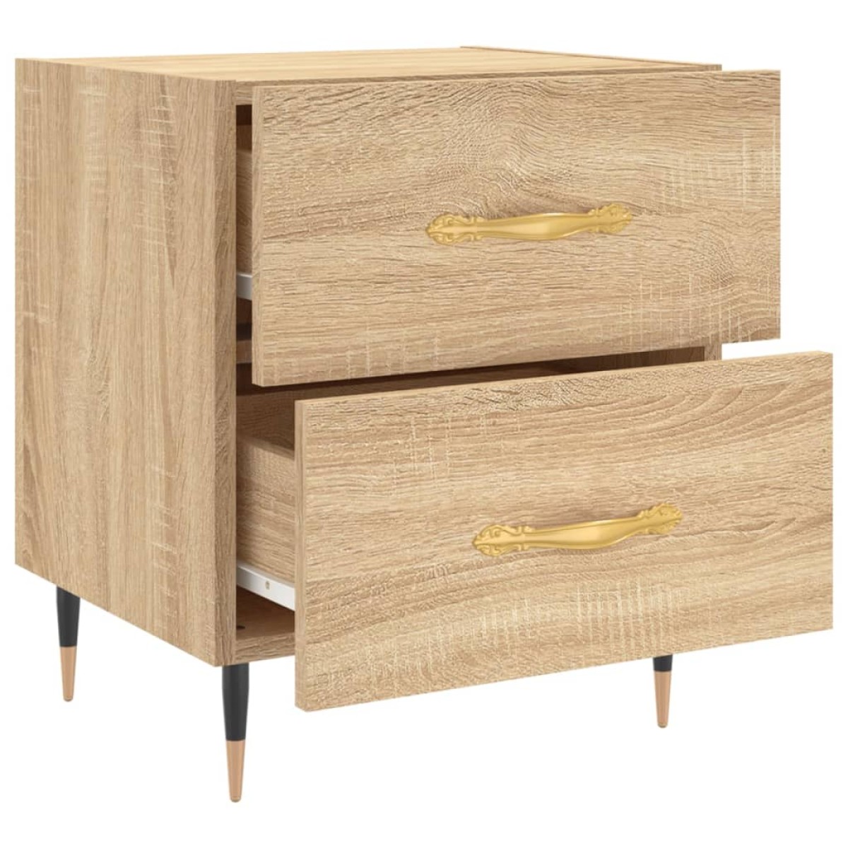 vidaXL Κομοδίνο Sonoma Δρυς 40 x 35 x 47,5 εκ. από Επεξεργασμένο Ξύλο