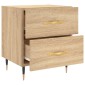vidaXL Κομοδίνο Sonoma Δρυς 40 x 35 x 47,5 εκ. από Επεξεργασμένο Ξύλο