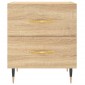 vidaXL Κομοδίνο Sonoma Δρυς 40 x 35 x 47,5 εκ. από Επεξεργασμένο Ξύλο
