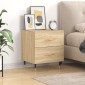 vidaXL Κομοδίνο Sonoma Δρυς 40 x 35 x 47,5 εκ. από Επεξεργασμένο Ξύλο