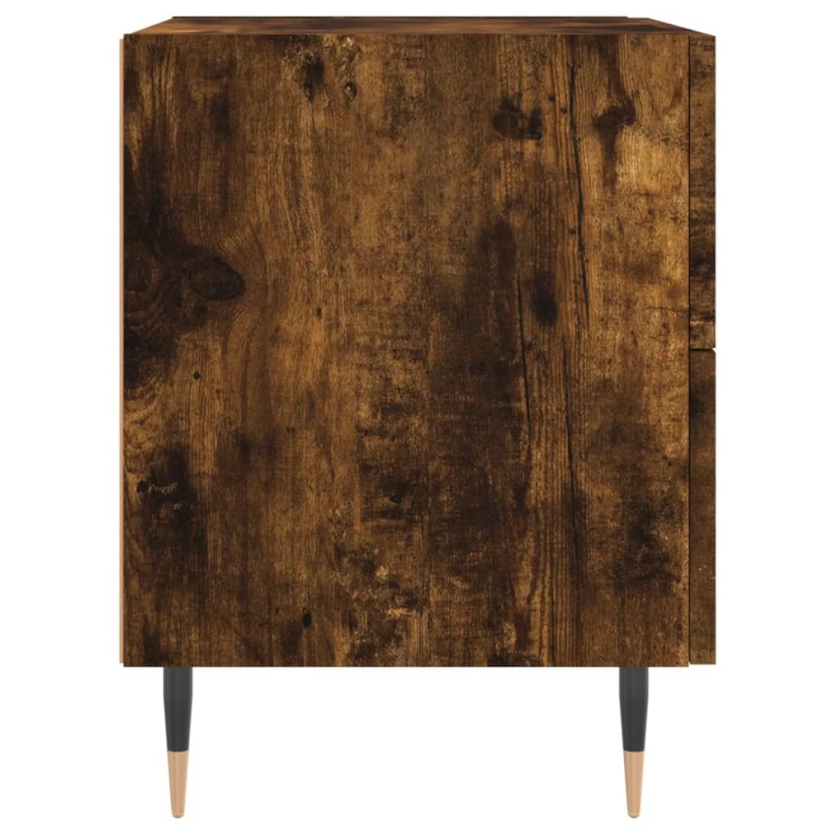 vidaXL Κομοδίνο Καπνιστή Δρυς 40 x 35 x 47,5 εκ. από Επεξεργ. Ξύλο