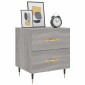 vidaXL Κομοδίνο Γκρι Sonoma 40 x 35 x 47,5 εκ. από Επεξεργασμένο Ξύλο