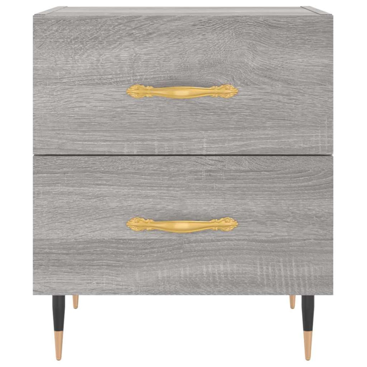 vidaXL Κομοδίνο Γκρι Sonoma 40 x 35 x 47,5 εκ. από Επεξεργασμένο Ξύλο