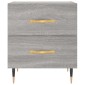 vidaXL Κομοδίνο Γκρι Sonoma 40 x 35 x 47,5 εκ. από Επεξεργασμένο Ξύλο