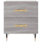 vidaXL Κομοδίνα 2 τεμ. Γκρι Sonoma 40 x 35 x 47,5 εκ. Επεξεργ. Ξύλο