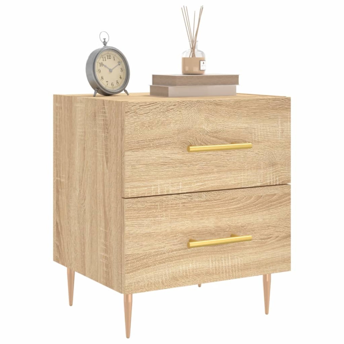 vidaXL Κομοδίνο Sonoma Δρυς 40 x 35 x 47,5 εκ. από Επεξεργασμένο Ξύλο