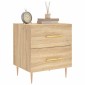 vidaXL Κομοδίνο Sonoma Δρυς 40 x 35 x 47,5 εκ. από Επεξεργασμένο Ξύλο