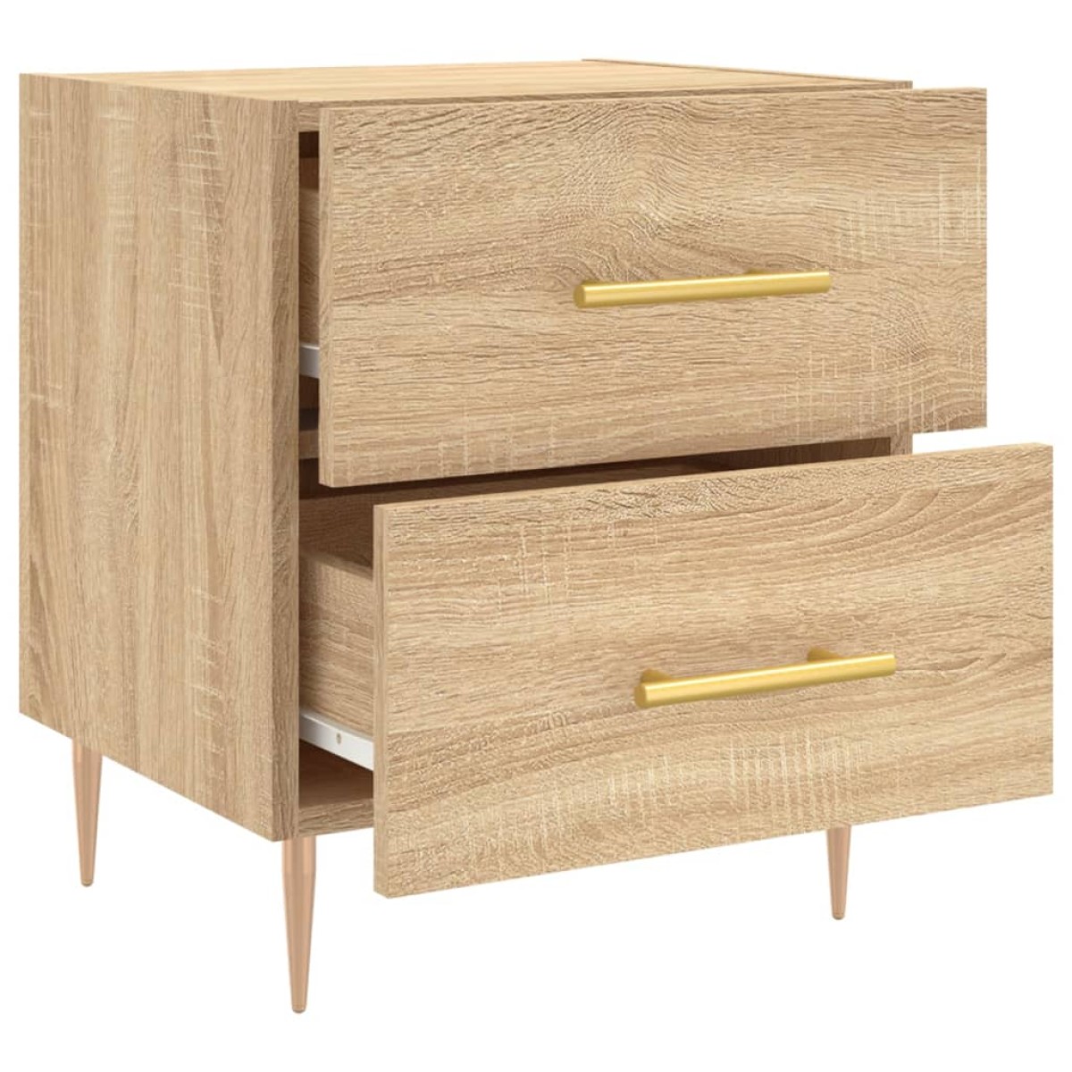 vidaXL Κομοδίνο Sonoma Δρυς 40 x 35 x 47,5 εκ. από Επεξεργασμένο Ξύλο