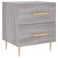 vidaXL Κομοδίνο Γκρι Sonoma 40 x 35 x 47,5 εκ. από Επεξεργασμένο Ξύλο