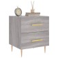 vidaXL Κομοδίνο Γκρι Sonoma 40 x 35 x 47,5 εκ. από Επεξεργασμένο Ξύλο