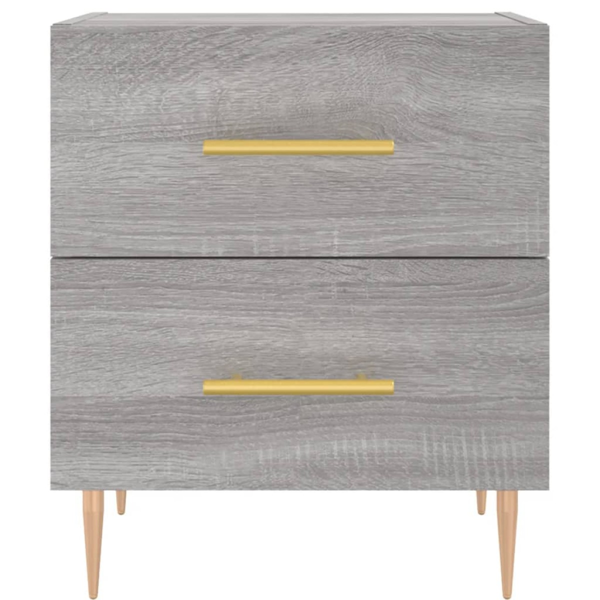 vidaXL Κομοδίνο Γκρι Sonoma 40 x 35 x 47,5 εκ. από Επεξεργασμένο Ξύλο