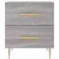 vidaXL Κομοδίνα 2 τεμ. Γκρι Sonoma 40 x 35 x 47,5 εκ. Επεξεργ. Ξύλο