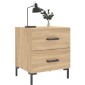 vidaXL Κομοδίνο Sonoma Δρυς 40 x 35 x 47,5 εκ. από Επεξεργασμένο Ξύλο
