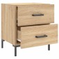 vidaXL Κομοδίνο Sonoma Δρυς 40 x 35 x 47,5 εκ. από Επεξεργασμένο Ξύλο