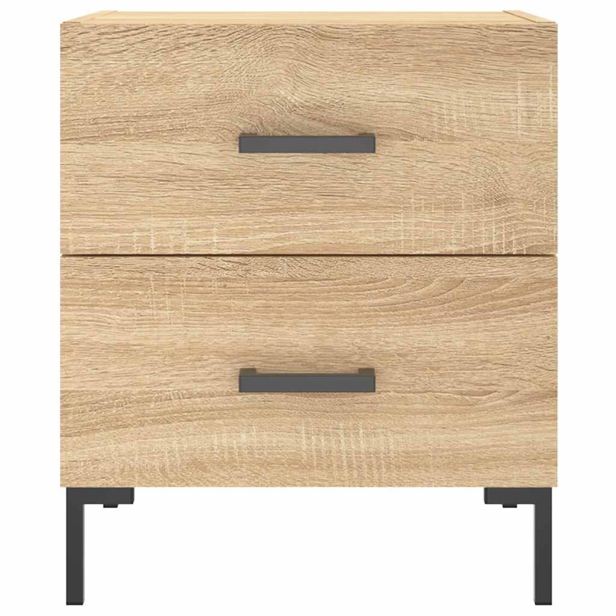vidaXL Κομοδίνα 2 τεμ. Sonoma Δρυς 40 x 35 x 47,5 εκ. Επεξεργ. Ξύλο