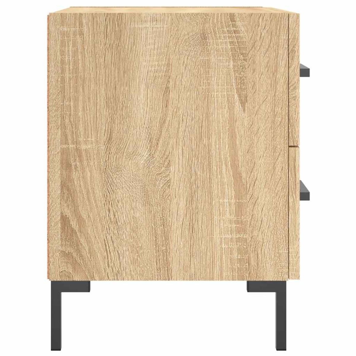vidaXL Κομοδίνα 2 τεμ. Sonoma Δρυς 40 x 35 x 47,5 εκ. Επεξεργ. Ξύλο