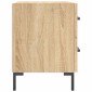 vidaXL Κομοδίνα 2 τεμ. Sonoma Δρυς 40 x 35 x 47,5 εκ. Επεξεργ. Ξύλο