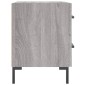 vidaXL Κομοδίνα 2 τεμ. Γκρι Sonoma 40 x 35 x 47,5 εκ. Επεξεργ. Ξύλο