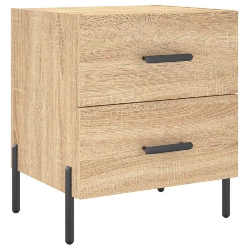 vidaXL Κομοδίνο Sonoma Δρυς 40 x 35 x 47,5 εκ. από Επεξεργασμένο Ξύλο