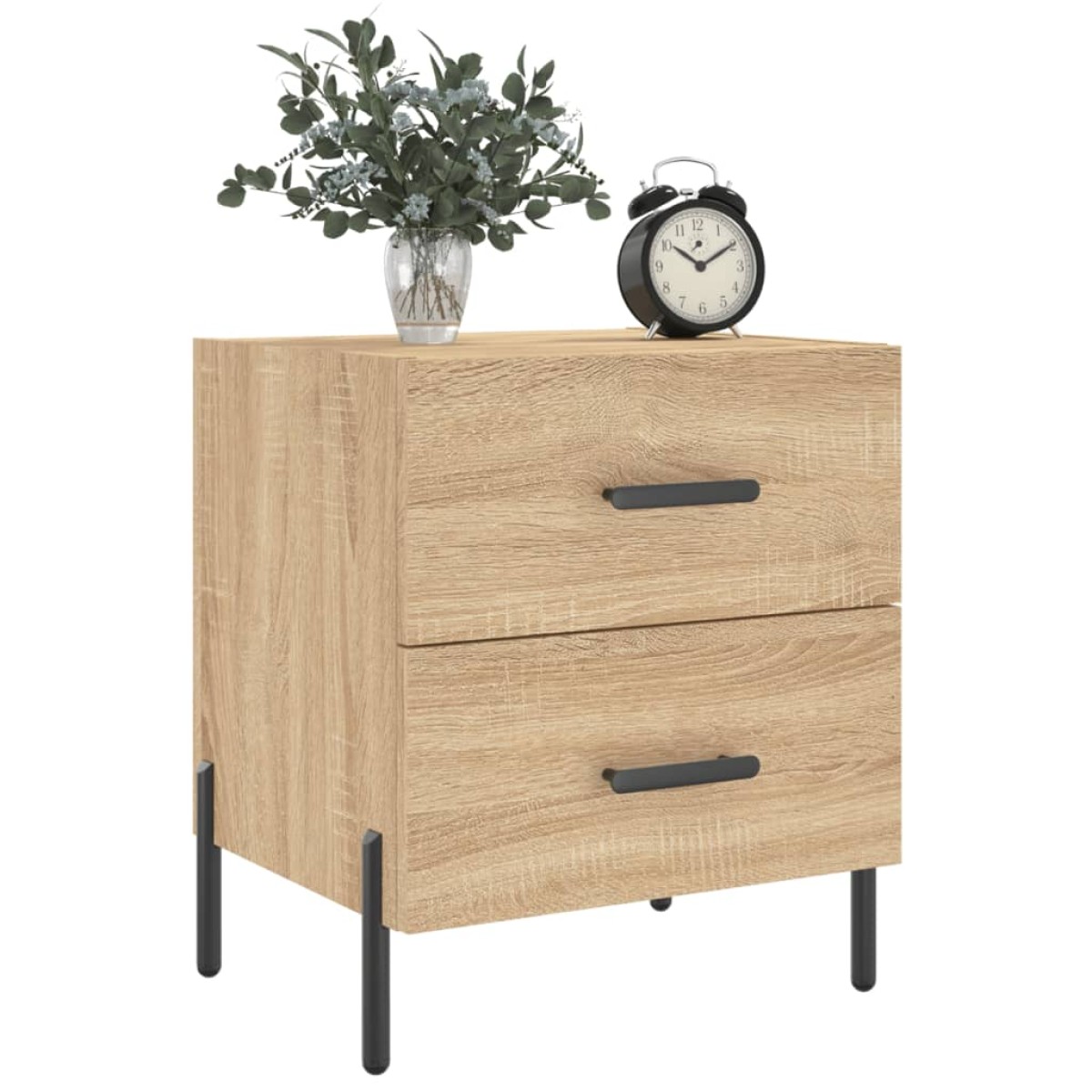 vidaXL Κομοδίνο Sonoma Δρυς 40 x 35 x 47,5 εκ. από Επεξεργασμένο Ξύλο
