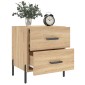 vidaXL Κομοδίνο Sonoma Δρυς 40 x 35 x 47,5 εκ. από Επεξεργασμένο Ξύλο