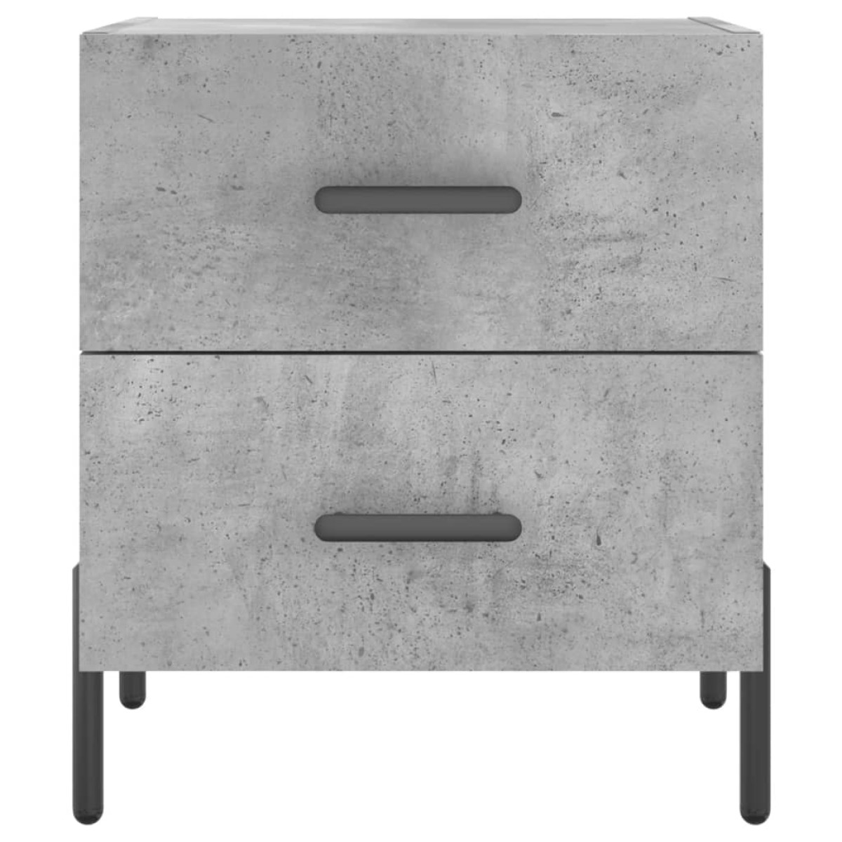 vidaXL Κομοδίνο Γκρι Σκυροδ. 40 x 35 x 47,5 εκ. από Επεξεργασμένο Ξύλο