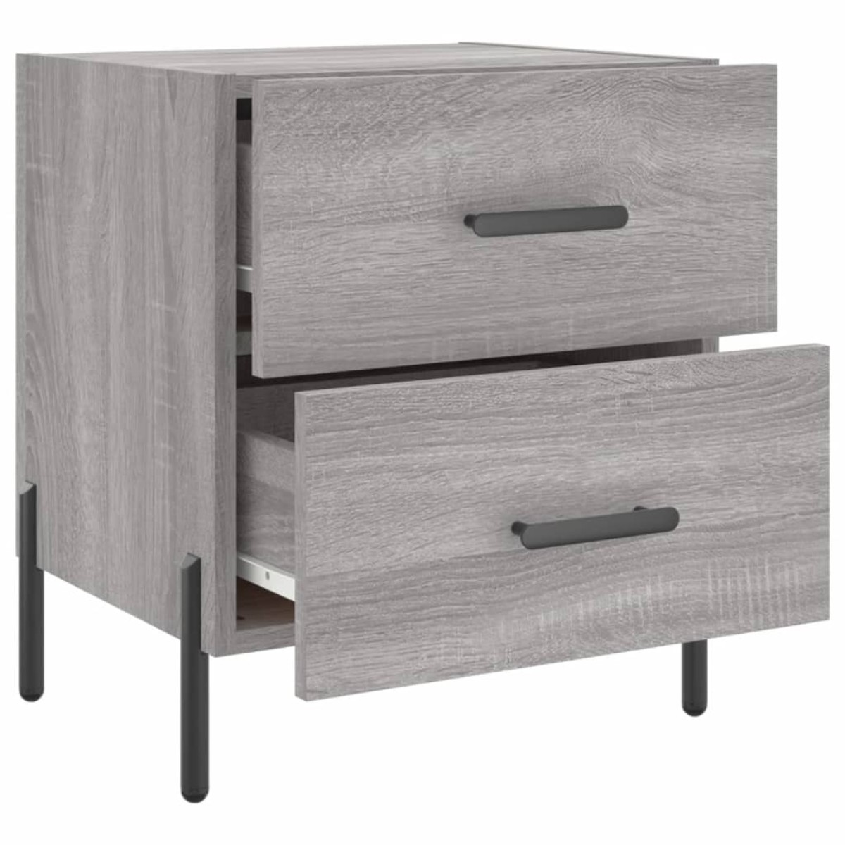 vidaXL Κομοδίνο Γκρι Sonoma 40 x 35 x 47,5 εκ. από Επεξεργασμένο Ξύλο