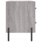 vidaXL Κομοδίνο Γκρι Sonoma 40 x 35 x 47,5 εκ. από Επεξεργασμένο Ξύλο