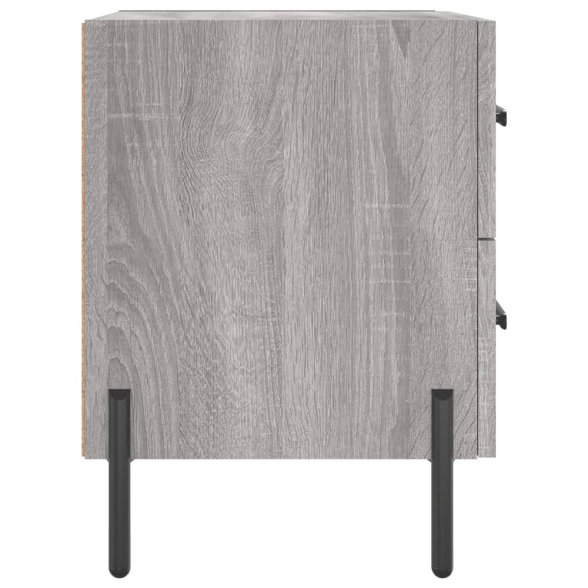 vidaXL Κομοδίνα 2 τεμ. Γκρι Sonoma 40 x 35 x 47,5 εκ. Επεξεργ. Ξύλο