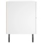vidaXL Κομοδίνα 2 τεμ. Λευκά 40 x 35 x 47,5 εκ. από Επεξεργασμένο Ξύλο