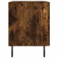 vidaXL Κομοδίνα 2 τεμ. Καπνιστή Δρυς 40 x 35 x 47,5 εκ. Επεξεργ. Ξύλο
