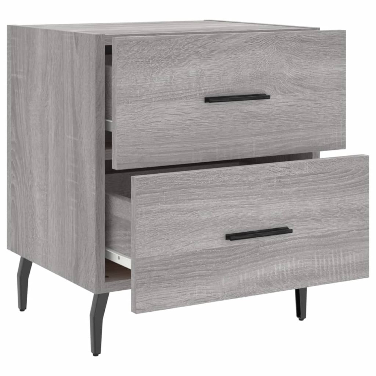 vidaXL Κομοδίνο Γκρι Sonoma 40 x 35 x 47,5 εκ. από Επεξεργασμένο Ξύλο