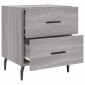 vidaXL Κομοδίνο Γκρι Sonoma 40 x 35 x 47,5 εκ. από Επεξεργασμένο Ξύλο