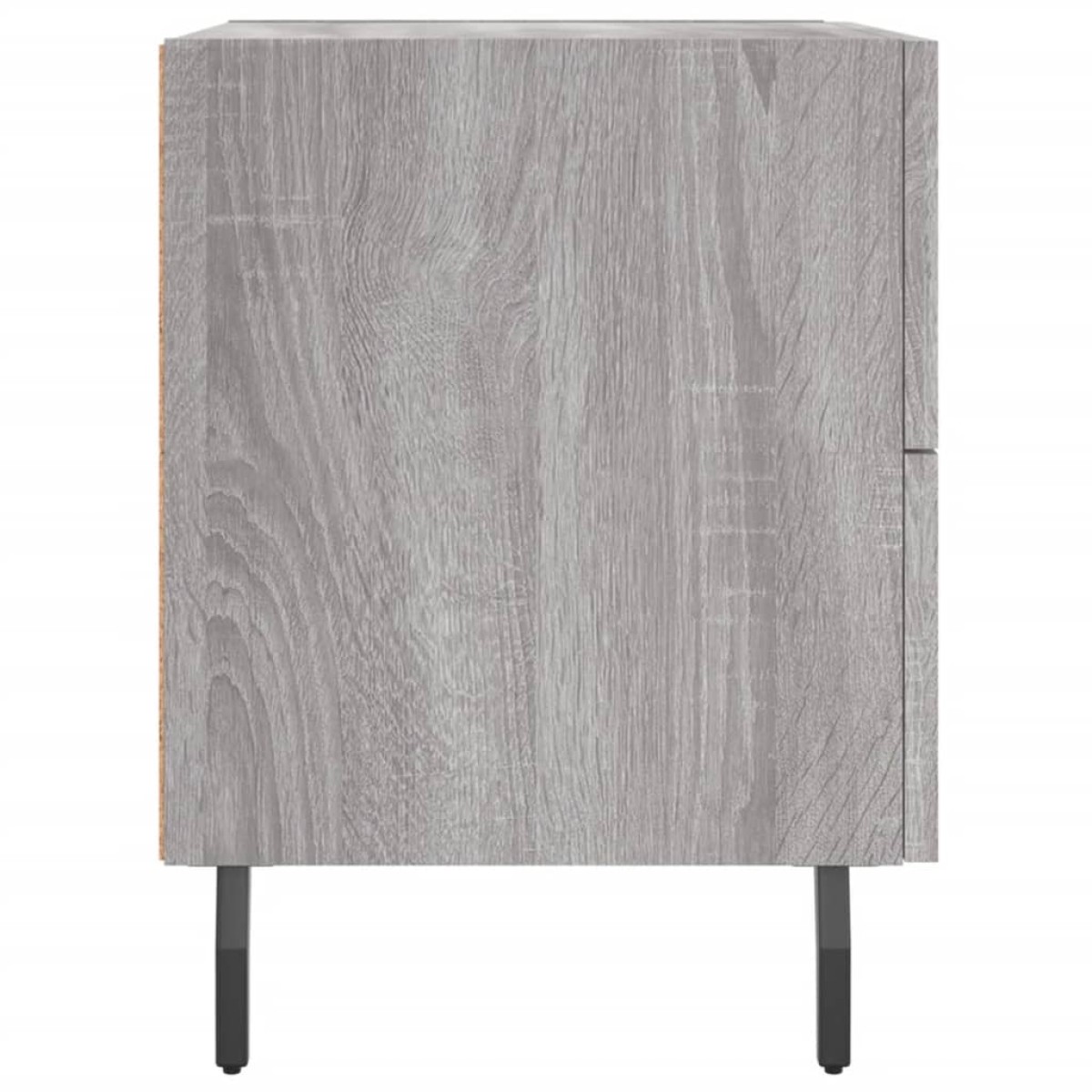 vidaXL Κομοδίνο Γκρι Sonoma 40 x 35 x 47,5 εκ. από Επεξεργασμένο Ξύλο