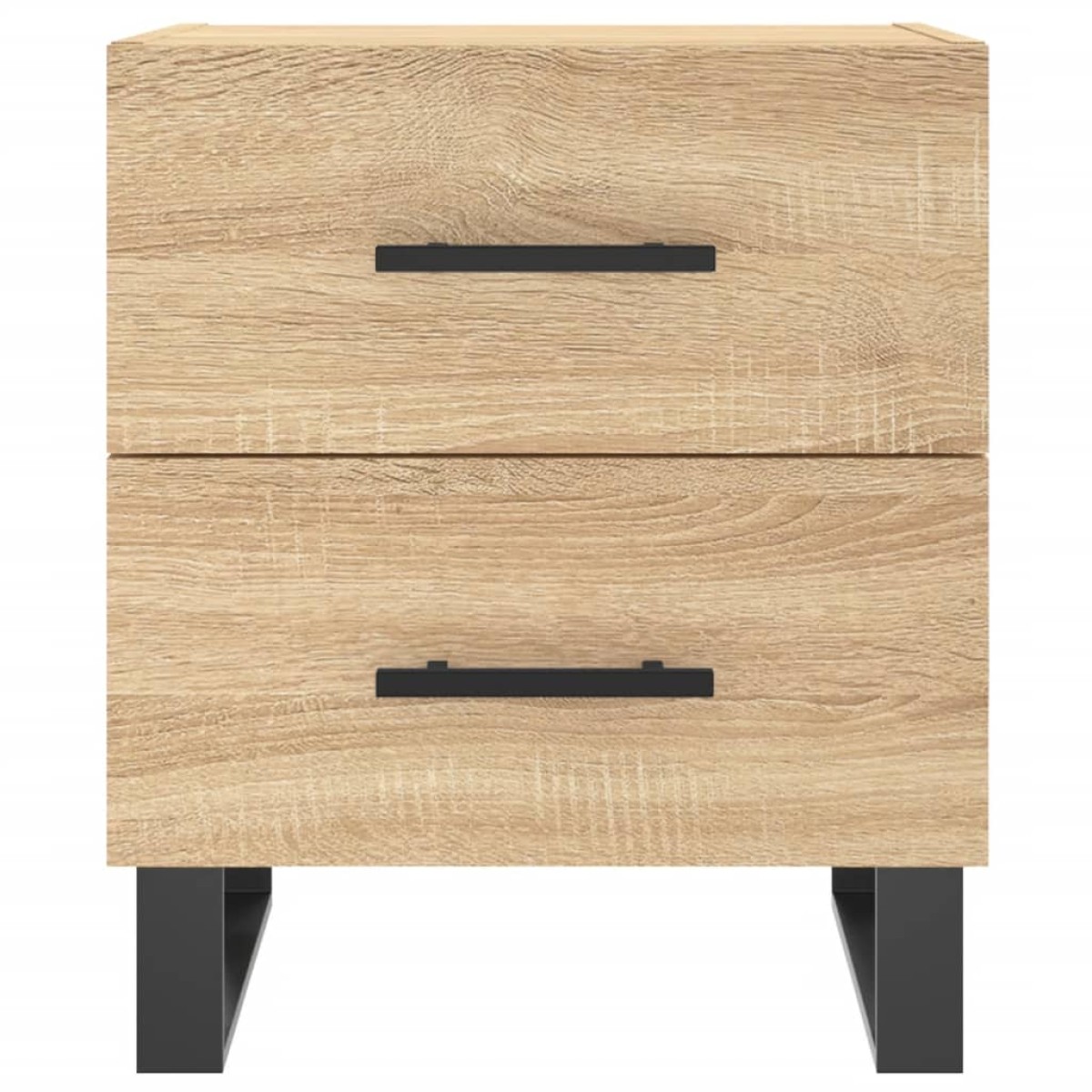 vidaXL Κομοδίνα 2 τεμ. Sonoma Δρυς 40 x 35 x 47,5 εκ. Επεξεργ. Ξύλο
