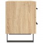 vidaXL Κομοδίνα 2 τεμ. Sonoma Δρυς 40 x 35 x 47,5 εκ. Επεξεργ. Ξύλο