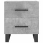 vidaXL Κομοδίνο Γκρι Σκυροδ. 40 x 35 x 47,5 εκ. από Επεξεργασμένο Ξύλο