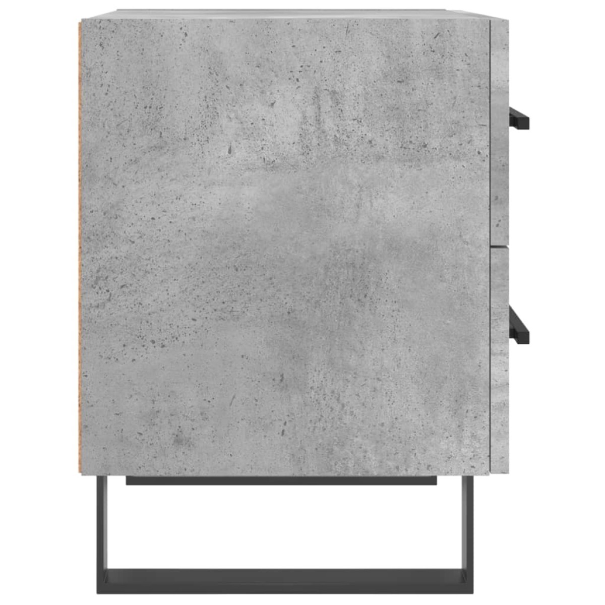 vidaXL Κομοδίνο Γκρι Σκυροδ. 40 x 35 x 47,5 εκ. από Επεξεργασμένο Ξύλο
