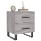 vidaXL Κομοδίνο Γκρι Sonoma 40 x 35 x 47,5 εκ. από Επεξεργασμένο Ξύλο