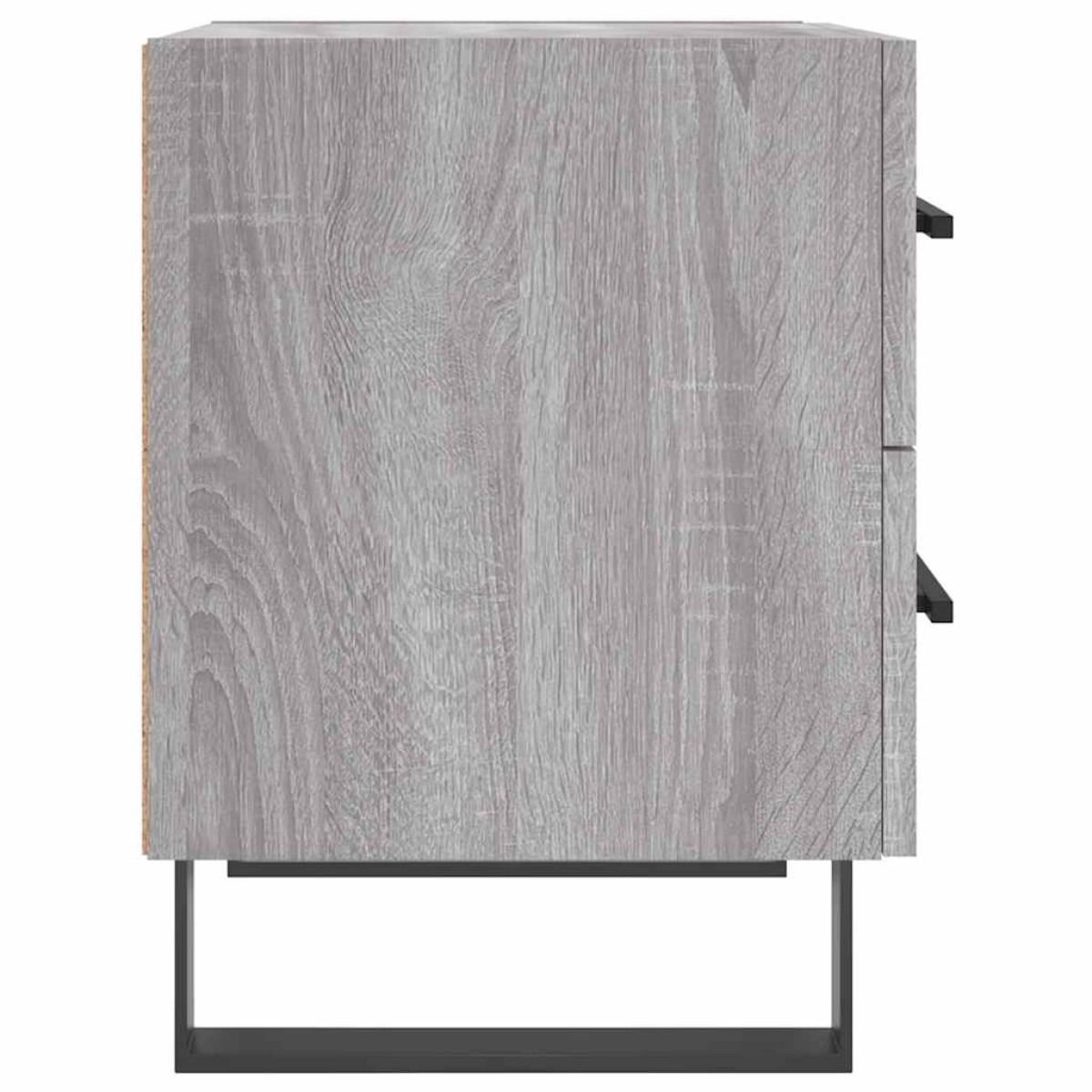 vidaXL Κομοδίνα 2 τεμ. Γκρι Sonoma 40 x 35 x 47,5 εκ. Επεξεργ. Ξύλο